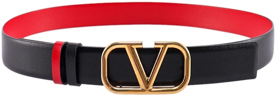 (Women) Valentino Black Leather Belt with Smooth Buckle 3cm. 1W2T0T15ZFR0SM (Women) Valentino Black Leather Belt with Smooth Buckle 3cm. 1W2T0T15ZFR0SM