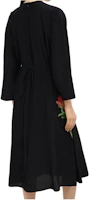 Lookbook (W) Valentino Baju Midi Lengan Panjang Grafik Hitam UB0VATZ2628
