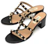 Order (W) Valentino 'Sandal Fesyen Terbuka Hitam' 2W2S0C47VOD0NO