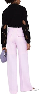 (W) Valentino Sweater Rajut Wol Hitam dengan Desain Cutout. BKC28S6R20NO Shop (W) Valentino Sweater Rajut Wol Hitam dengan Desain Cutout. BKC28S6R20NO