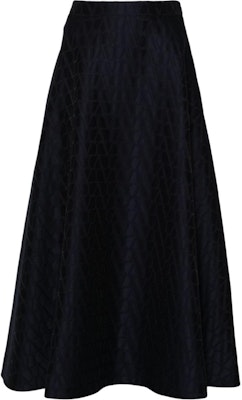 (W) Valentino 蓝色标志提花中长款拉链休闲连衣裙 BRABK68G5598 Order (W) Valentino 蓝色标志提花中长款拉链休闲连衣裙 BRABK68G5598