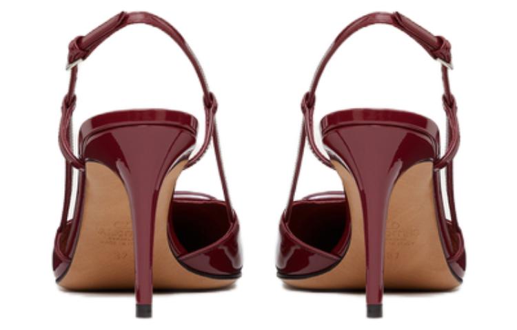 Shop (W) Valentino 'Tacón de Aguja Burdeos con Hebilla' 3W2S0R01TMKK9P