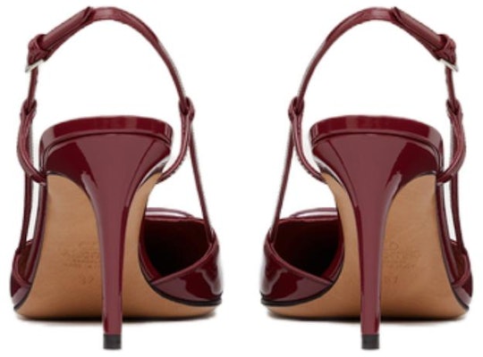 (W) Valentino 'Burgundy Buckle Stiletto' - Tumit Tinggi Burgundi Valentino Buckle 3W2S0R01TMKK9P Shop (W) Valentino 'Burgundy Buckle Stiletto' - Tumit Tinggi Burgundi Valentino Buckle 3W2S0R01TMKK9P