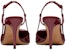 (W) Valentino 'Burgundy Buckle Stiletto' - Tumit Tinggi Burgundi Valentino Buckle 3W2S0R01TMKK9P