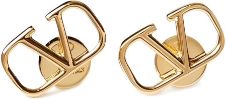 (Women) Valentino Classic Gold Metal Stud Earrings WJ0G76MET_CS4 (Women) Valentino Classic Gold Metal Stud Earrings WJ0G76MET_CS4