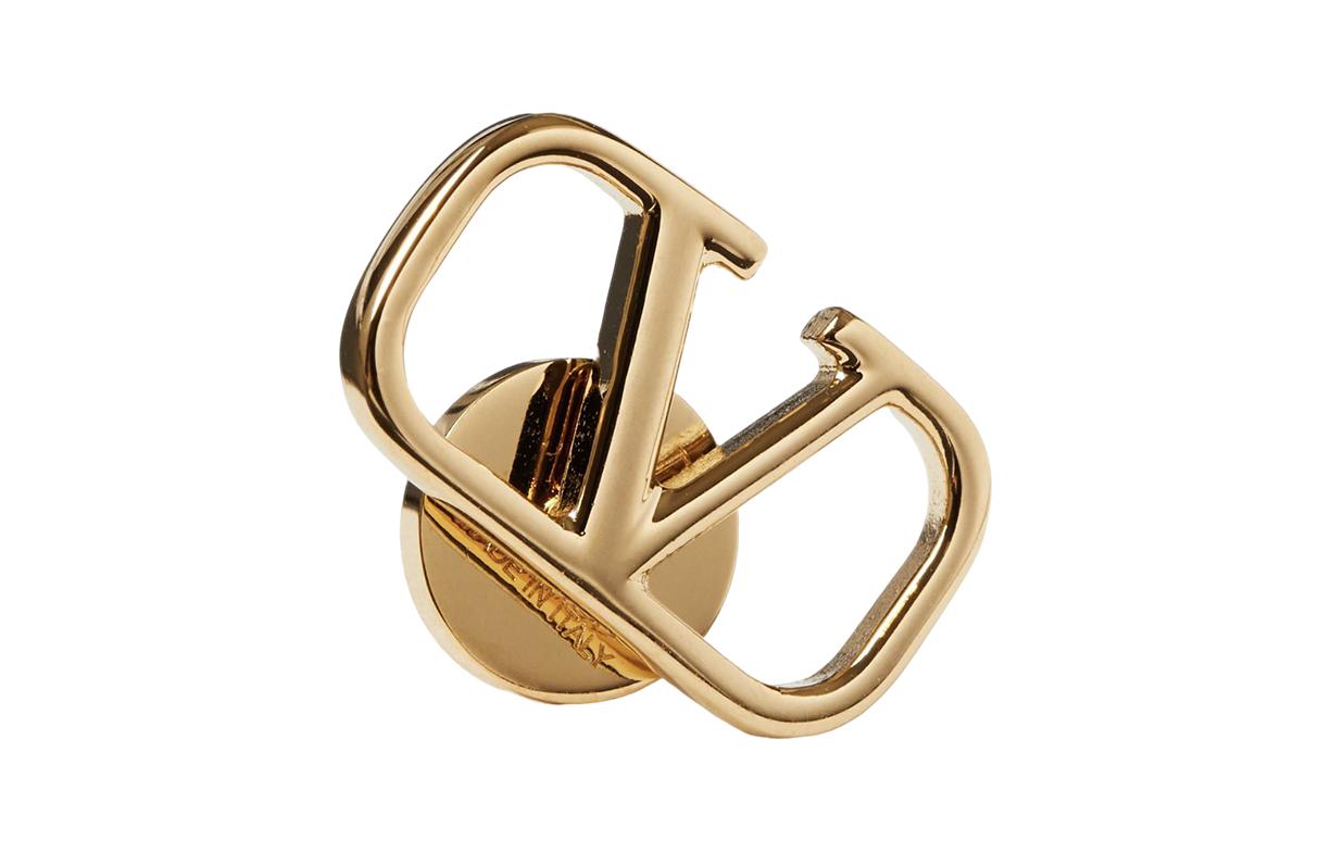 Lookbook (W) Anting Valentino Klasik Logam Emas dengan Stud. WJ0G76MET_CS4