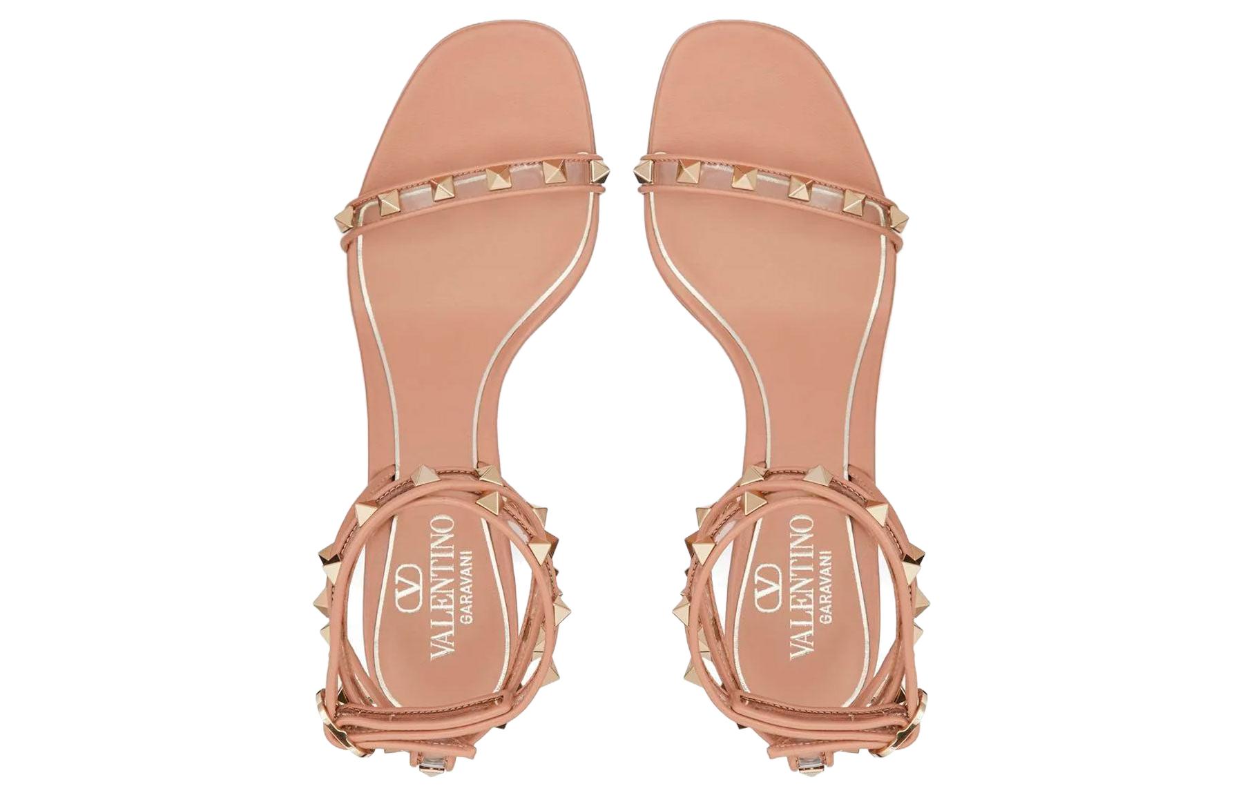 (W) Valentino 'Nude Ankle-Strap Fashion Slide' 圖 3