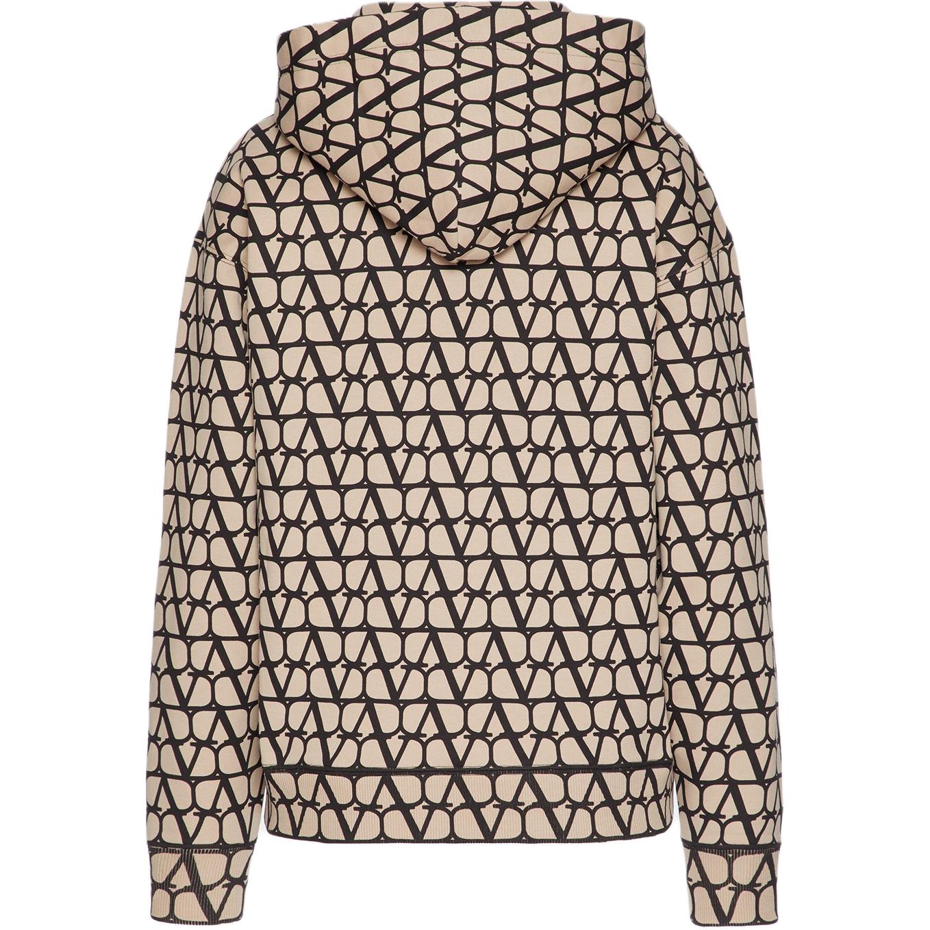 Lookbook (W) Valentino Hoodie Oversized Khaki. BMF21X82BSN0