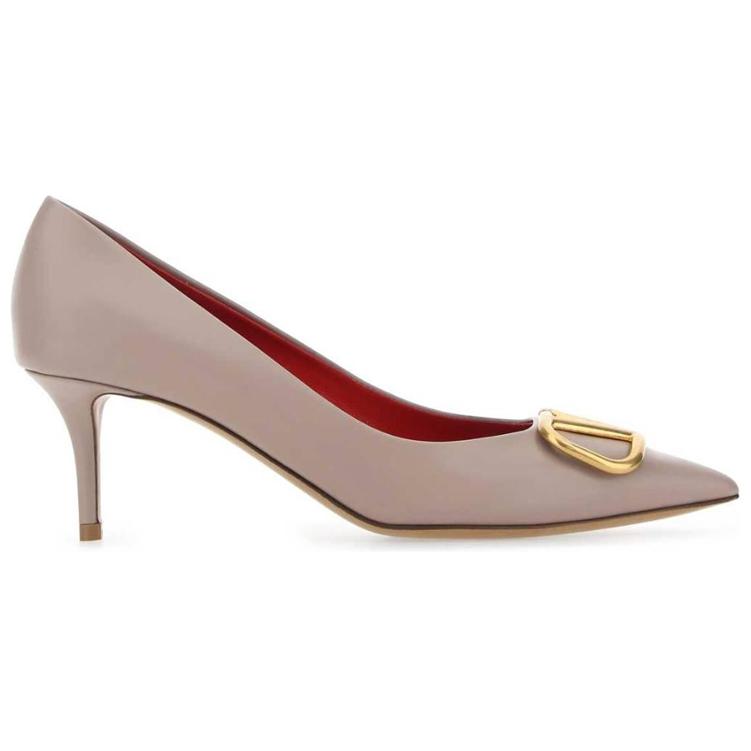 Lookbook (W) Valentino 'Sepatu Kulit Kasual High-Top Pink' 1W2S0EN0DSHP45