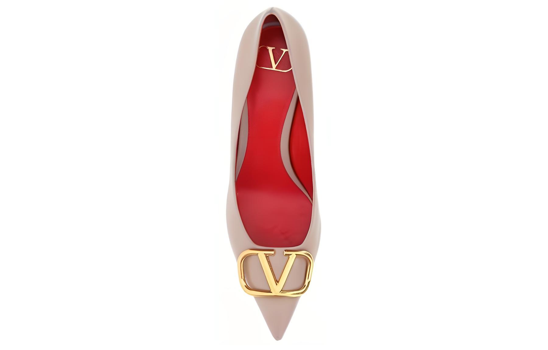 Purchase (W) Valentino 'Sepatu Kulit Kasual High-Top Pink' 1W2S0EN0DSHP45