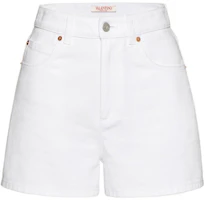 Order (W) Valentino 七夕限定版Logo印花牛仔短褲 1B3DDSV27L6A33