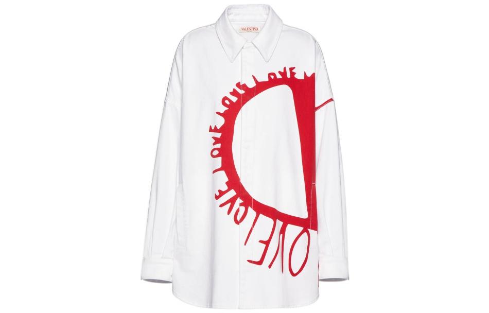 (Women) Valentino  Qixi Limited Edition SS25 Logo Print Denim Jacket. 1B3DBSV37L6A33