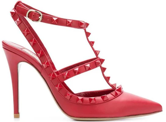 (W) Valentino Sepatu Stiletto Kulit Merah Hak Tinggi Terkenal QW1S0393VB80RO Order (W) Valentino Sepatu Stiletto Kulit Merah Hak Tinggi Terkenal QW1S0393VB80RO
