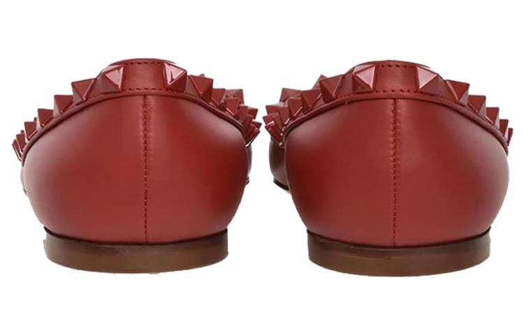 Shop (Women) Valentino 'Red Pointed-Toe Slip-On' QW1S0403VB80RO