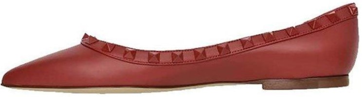 (Women) Valentino 'Red Pointed-Toe Slip-On' QW1S0403VB80RO (Women) Valentino 'Red Pointed-Toe Slip-On' QW1S0403VB80RO