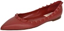 Order (W) Valentino 'Slip-On Hujung Runcing Merah' QW1S0403VB80RO