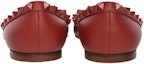 Shop (W) Valentino 'Slip-On Hujung Runcing Merah' QW1S0403VB80RO