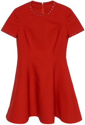 (W) Valentino Vestido Rojo SS22 Manga Corta con Detalles de Tachuelas. TB3VAQH54EJ157 Buy (W) Valentino Vestido Rojo SS22 Manga Corta con Detalles de Tachuelas. TB3VAQH54EJ157