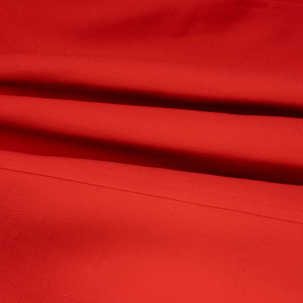 Details for (W) Valentino Vestido Rojo SS22 Manga Corta con Detalles de Tachuelas. TB3VAQH54EJ157