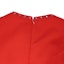 Sizing (W) Valentino Vestido Rojo SS22 Manga Corta con Detalles de Tachuelas. TB3VAQH54EJ157