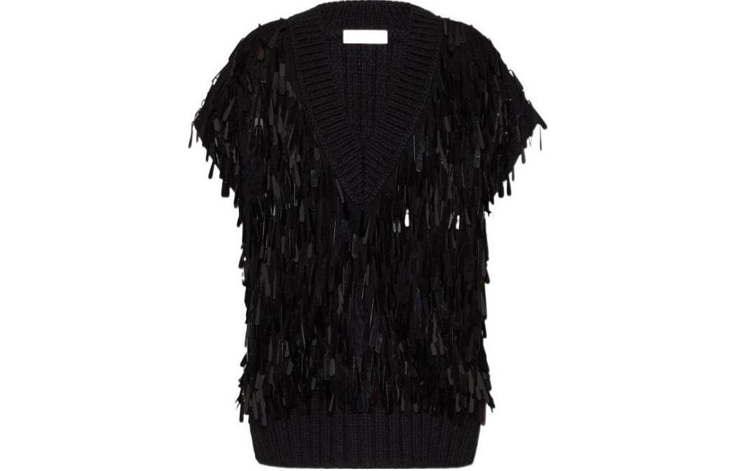 Order (W) Valentino 無袖V領套頭背心 黑色 WB0KM02A6S2-0NO