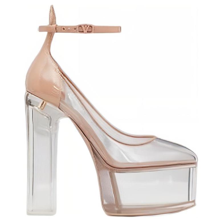 Order (Women) Valentino 'Tan Buckle High Heels' 2W0S0DQ3LAVV6L