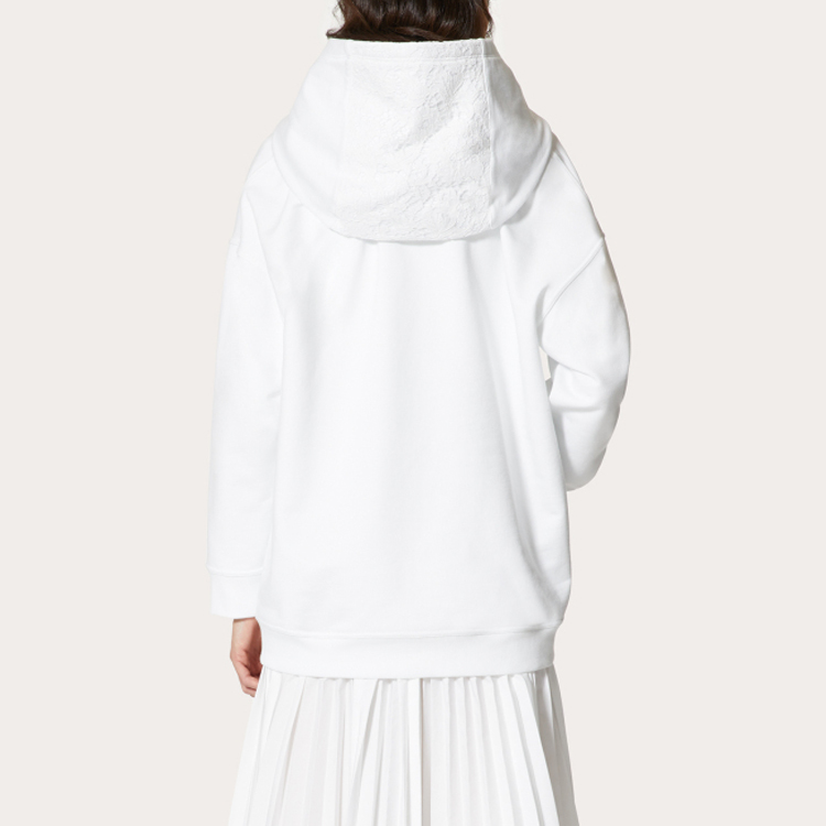(Women) Valentino Alphabet Pattern Hoodie Women’s White Long Sleeve. WB3MF10S6FUA33 圖 4