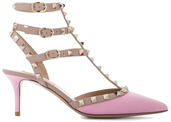 (W) Valentino Ankel Strap Studs 'Kitten Heels Merah Muda' RW2S0375VODBU7 Order (W) Valentino Ankel Strap Studs 'Kitten Heels Merah Muda' RW2S0375VODBU7