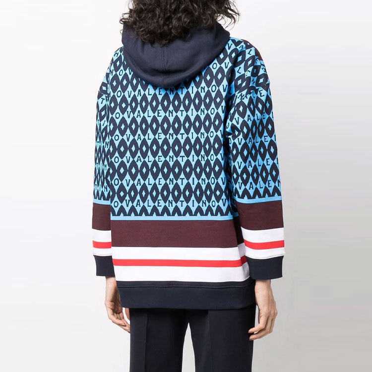 (Women) Valentino Archive Logo Hoodie  Multicolor Long Sleeve BMF11Z6LEC49 圖 4
