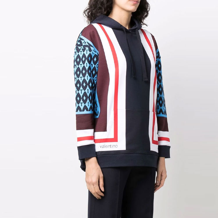(Women) Valentino Archive Logo Hoodie  Multicolor Long Sleeve BMF11Z6LEC49 圖 5
