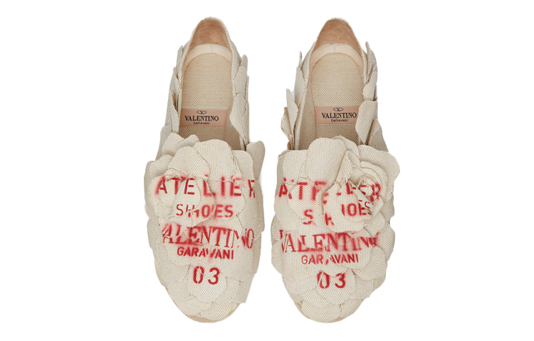 Lookbook (W) Valentino Atelier 03 草編鞋『玫瑰版-中性色』 VW2S0BC0-IBB-0NE