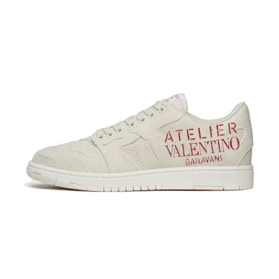 (W) Valentino Atelier 07 Sneaker 'Cream Red'