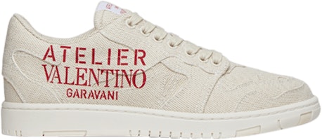 (Women) Valentino Atelier 07 Sneaker 'Cream Red' WW2S0CQ6-YBD-0NE (Women) Valentino Atelier 07 Sneaker 'Cream Red' WW2S0CQ6-YBD-0NE