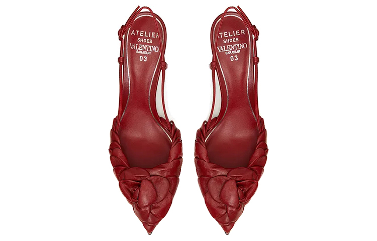 (W) Valentino Atelier 'Red Casual High-Heels' 圖 4
