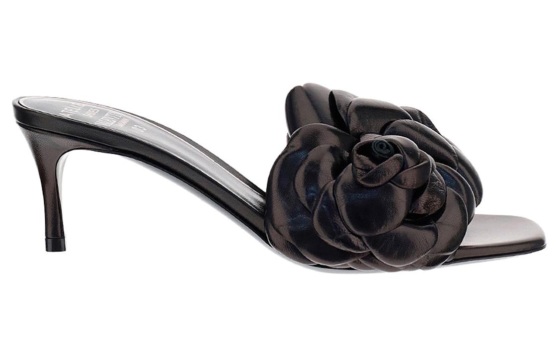 (W) Valentino Atelier 'Simple Casual Floral High Heels Black' 圖 2