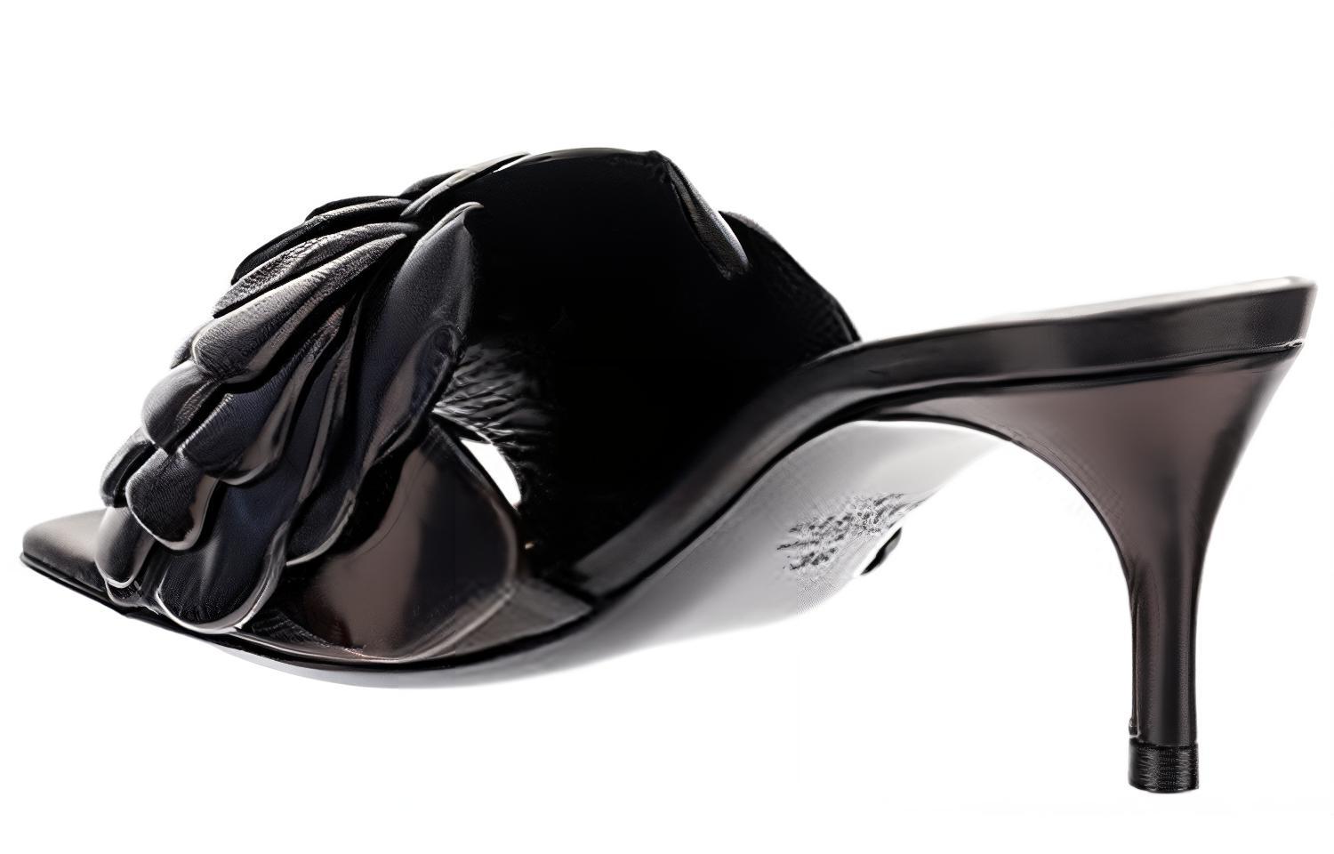 (W) Valentino Atelier 'Simple Casual Floral High Heels Black' 圖 4