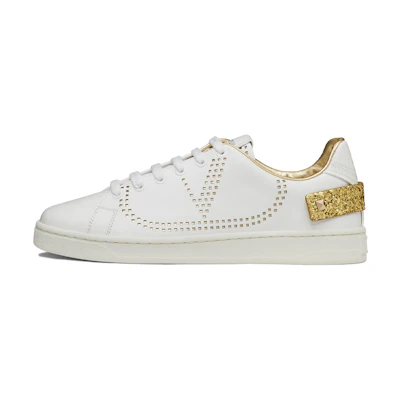 (W) Valentino Backnet 'White Gold'
