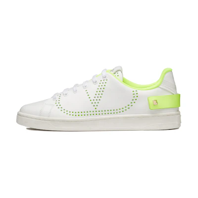 (W) Valentino Backnet Sneaker 'White Lime'