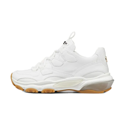 (W) Valentino Bounce Low 'White Calfskin'