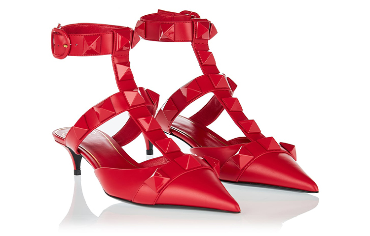 Lookbook (W) Zapatillas Altas de Cuero con Lazo Valentino 'Rojo'. WW2S0CB3GWIJU5