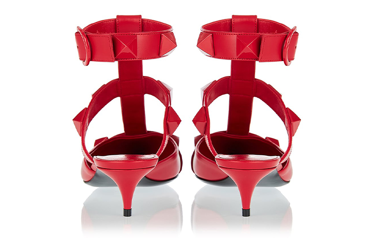Purchase (W) Zapatillas Altas de Cuero con Lazo Valentino 'Rojo'. WW2S0CB3GWIJU5