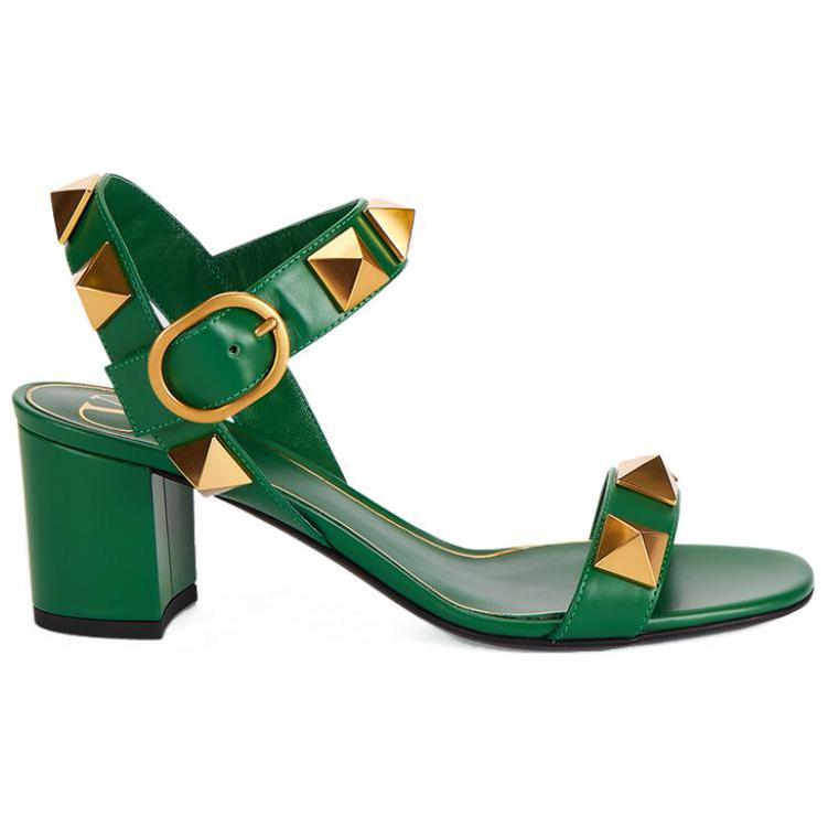 Order (W) Sandal Gesper Valentino Kulit Sapi 'Hijau' XW2S0CR2ZWM0BL