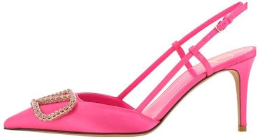 (Women) Valentino Calfskin Buckle Stiletto Sandals 'Pink Fashion' 1W0S0R01IDUUWQ (Women) Valentino Calfskin Buckle Stiletto Sandals 'Pink Fashion' 1W0S0R01IDUUWQ