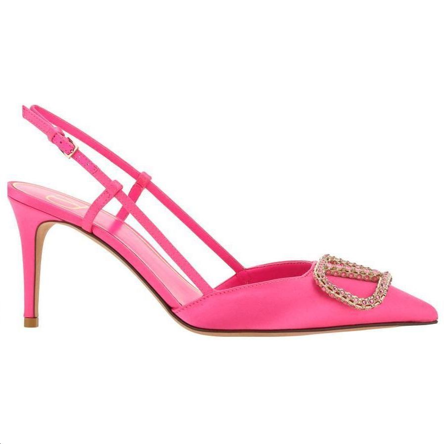 Order (Women) Valentino Calfskin Buckle Stiletto Sandals 'Pink Fashion' 1W0S0R01IDUUWQ