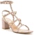 (W) Sandal Tumit Blok Terbuka Kulit Betis Valentino 'Merah Jambu' 1W2S0491VBPP45