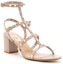 Order (W) Sandal Tumit Blok Terbuka Kulit Betis Valentino 'Merah Jambu' 1W2S0491VBPP45