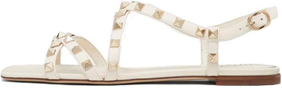 Valentino華倫天奴 小牛皮飾帶 時尚涼鞋 女款 白色 Buy Valentino華倫天奴 小牛皮飾帶 時尚涼鞋 女款 白色