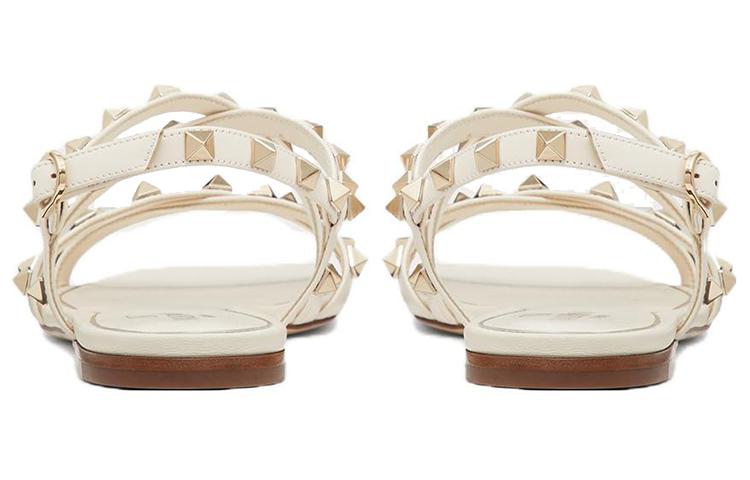 Shop (W) Valentino Calfskin Strap 'Sandal Fashion Putih' 3W2S0HR8VODI16