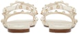 (W) Valentino Sandal Kulit Anak Lembu Tali 'Putih Fesyen' 3W2S0HR8VODI16