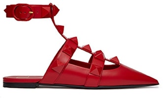 (W) Valentino Zapatillas Planas de Ballet de Piel Tachonadas 'Rojo' WW2S0BY5GWIJU5 Order (W) Valentino Zapatillas Planas de Ballet de Piel Tachonadas 'Rojo' WW2S0BY5GWIJU5